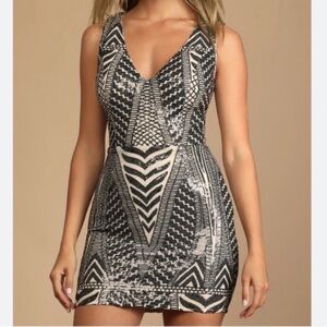 Lulus Sequin Party Dress